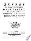 Œuvres [ed. by the abbé André].