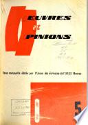 Œuvres et opinions