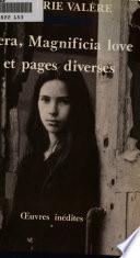 Œuvres inédites