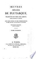 Œuvres mélées de Plutarque