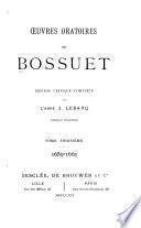 Œuvres oratoires de Bossuet: 1659-1661. 1927