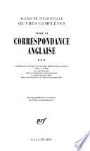 Œuvres, papiers et correspondances: Correspondance anglaise. v. 1-3