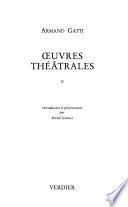 Œuvres théâtrales