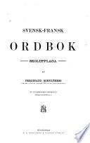 Svensk-fransk ordbok, skolupplaga