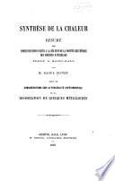 Synthèse de la chaleur