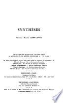 Synthèses