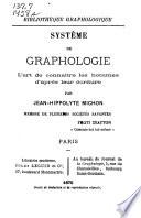 Système de graphologie