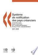 Système de notification des pays créanciers sur les activités d'aide 2008 Activités d'aide dans le secteur de l'approvisionnement en eau et de l'assainissement