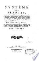 Système des plantes
