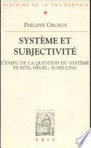 Système et subjectivité