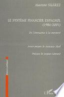 Système financier espagnol 1986-2001