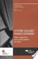 Système scolaire franco-ontarien