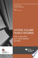 Système scolaire franco-ontarien
