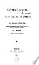 Système social et responsabilité de l'homme ou de la nécessité du prêt par l'État