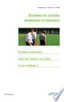 Systèmes de culture innovants et durables