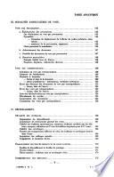 Table analytique des décisions de 1958 á 1978