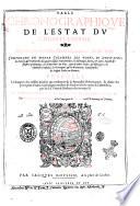 Table chronographique de l'estat du christianisme, depuis la naissance de Iesus-Christ, iusques à l'annee 1608. Contenant en douze colomnes les papes, et antipapes; les conciles, & patriarches des quatre eglises patriarchales; ... Ensemble le rapport des vieilles heresies aux modernes ... Par Iacques Gaultier de la Compagnie de Iesus, ..