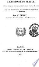 Table générale et analytique des mémoires relatifs à l'histoire de France