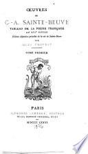 Tableau de la poésie française au XVIe siècle