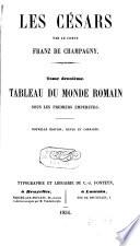 Tableau du monde Romain sous les premiers empereurs
