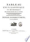 Tableau Encyclopédique Et Méthodique Des Trois Règnes De La Nature