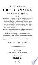 Tables chronologiques