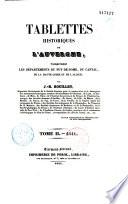 Tablettes historiques de l'Auvergne