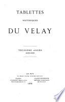 Tablettes historiques du Velay