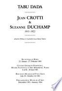 Tabu Dada - Jean Crotti & Suzanne Duchamp, 1915-1922