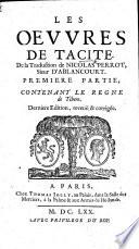 Tacite. Avec des notes politiques et historiques. Cinquième(-dixième) partie. Par Mr. L. C. d. G*** i.e. François Bruys