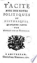 tacite avec des notes politiques et historiques par Amelot de La Honssaie, 4