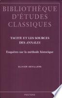Tacite et les sources des Annales