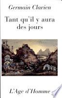 Tant qu'il y aura des jours