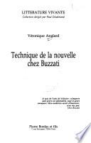 Technique de la nouvelle chez Buzzati