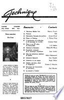 Technique; Revue Industrielle. Industrial Review