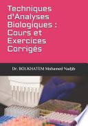 Techniques d'Analyses Biologiques