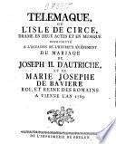 TELEMAQUE, OU, L'ISLE DE CIRCE