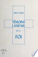 Témoins landais de la foi