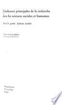 Tendances principales de la recherche dans les sciences sociales et humaines