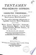 Tentamen psucho-sōmato-iatrikon, seu conspectus thesiformis, de natura animae & corporis, sive de spiritu & materia quatenus medicinam spectant... Marc Lemort Demétigny
