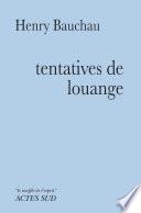 Tentatives de louange