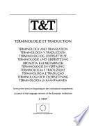 Terminologie et traduction