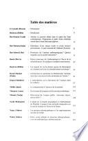 Terrains et savoirs actuels de l'anthropologie