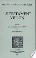 Testament (le)