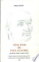 Tête d'or de Paul Claudel