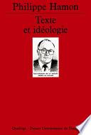 Texte et idéologie