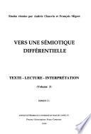 Texte, lecture, interprétation