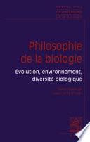 Textes Cles de Philosophie de la Biologie