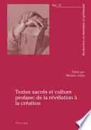 Textes sacrés et culture profane