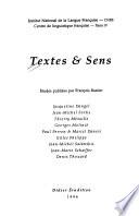 Textes & sens